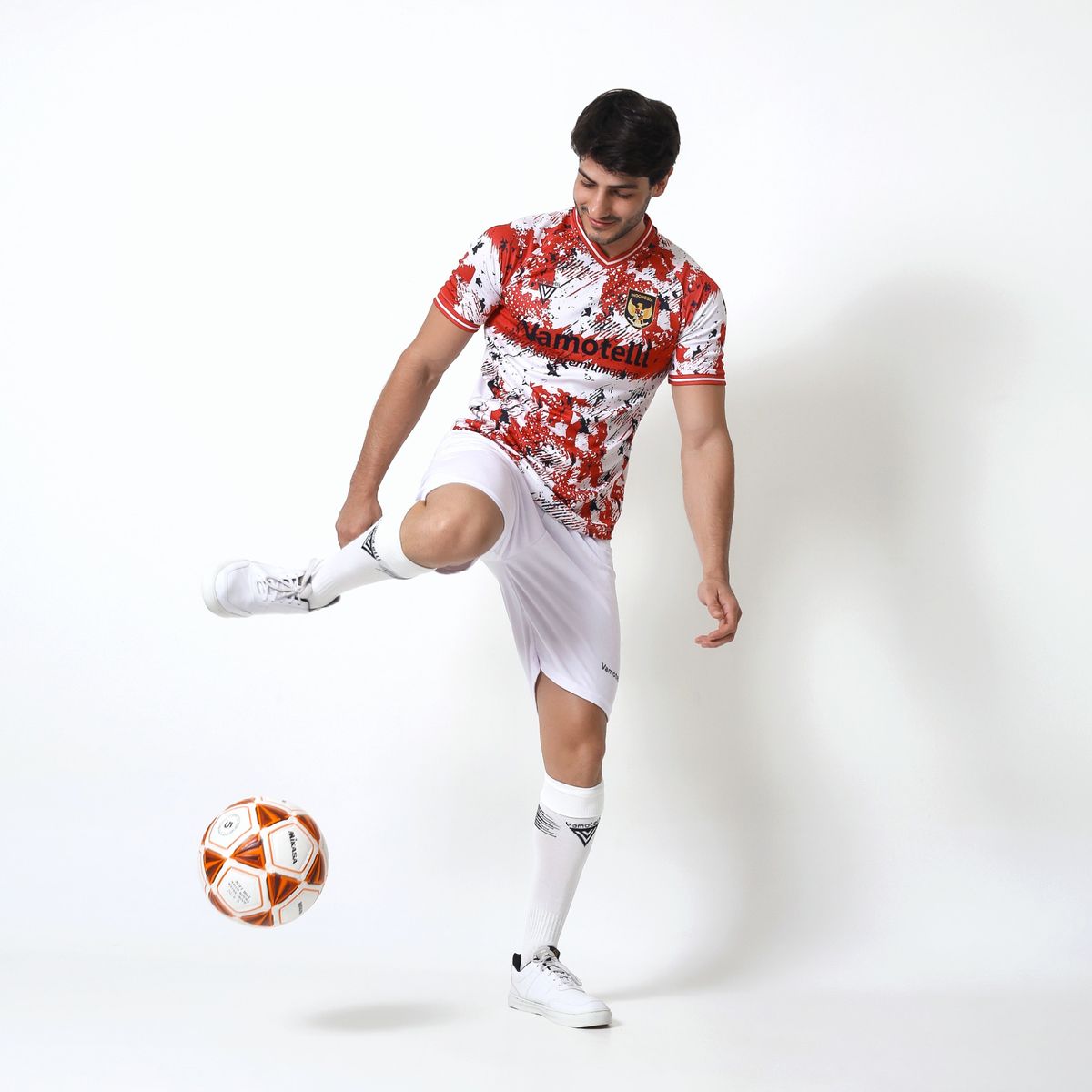Jersey custom Vamotelli putih